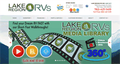 Desktop Screenshot of lakeregionrvs.com